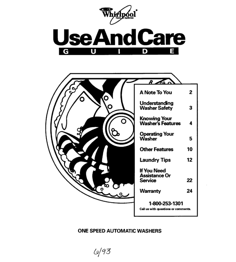 Whirlpool LLR5144BQ0 User manual