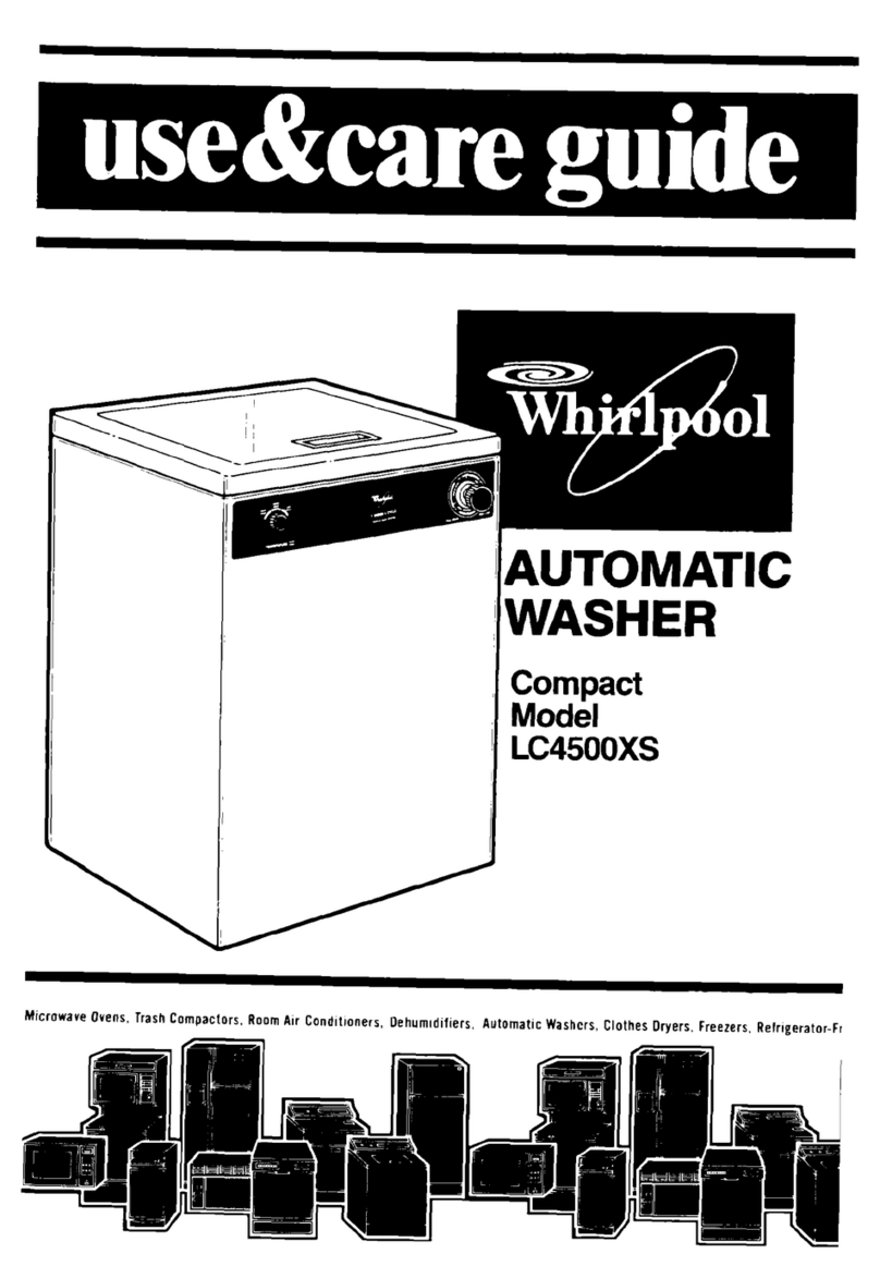 Whirlpool LC45OOXS Use & care guide
