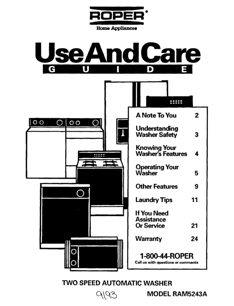 Whirlpool RAM5243A Use and care guide