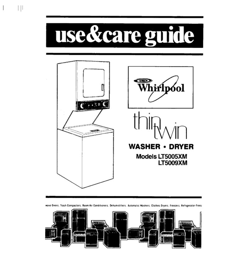 Whirlpool Thin Twin LT5005XM User manual