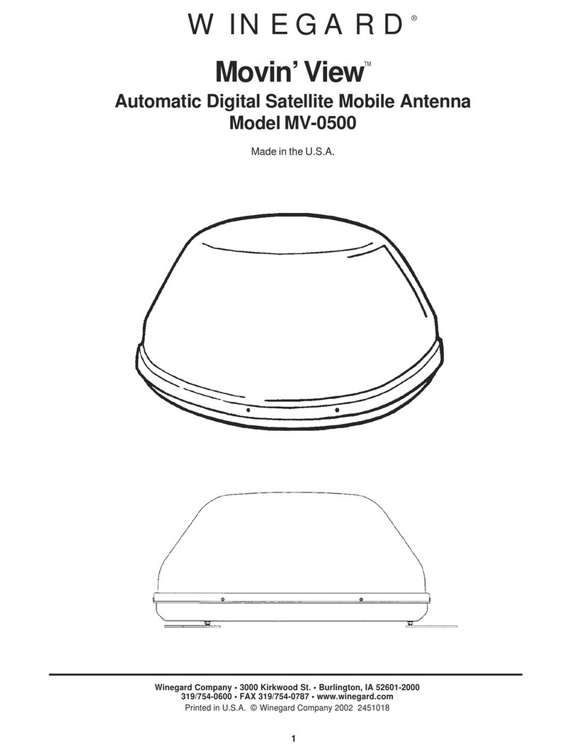 Winegard Movin' View MV-0500 User manual