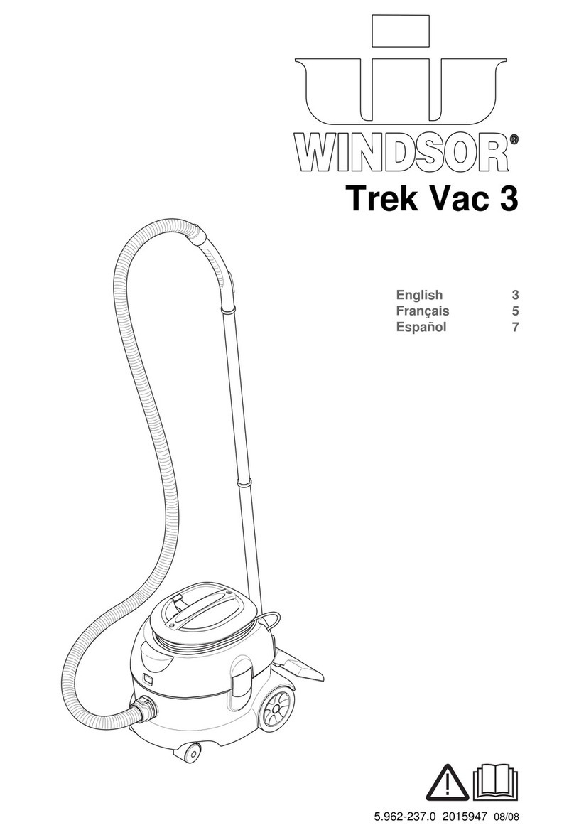 Windsor Trek Vac 3 User manual