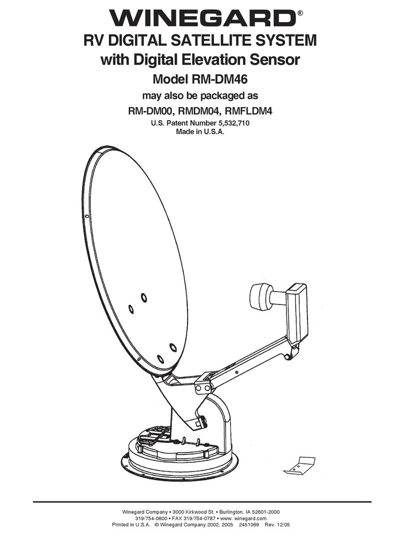Winegard RM-DM46 User manual