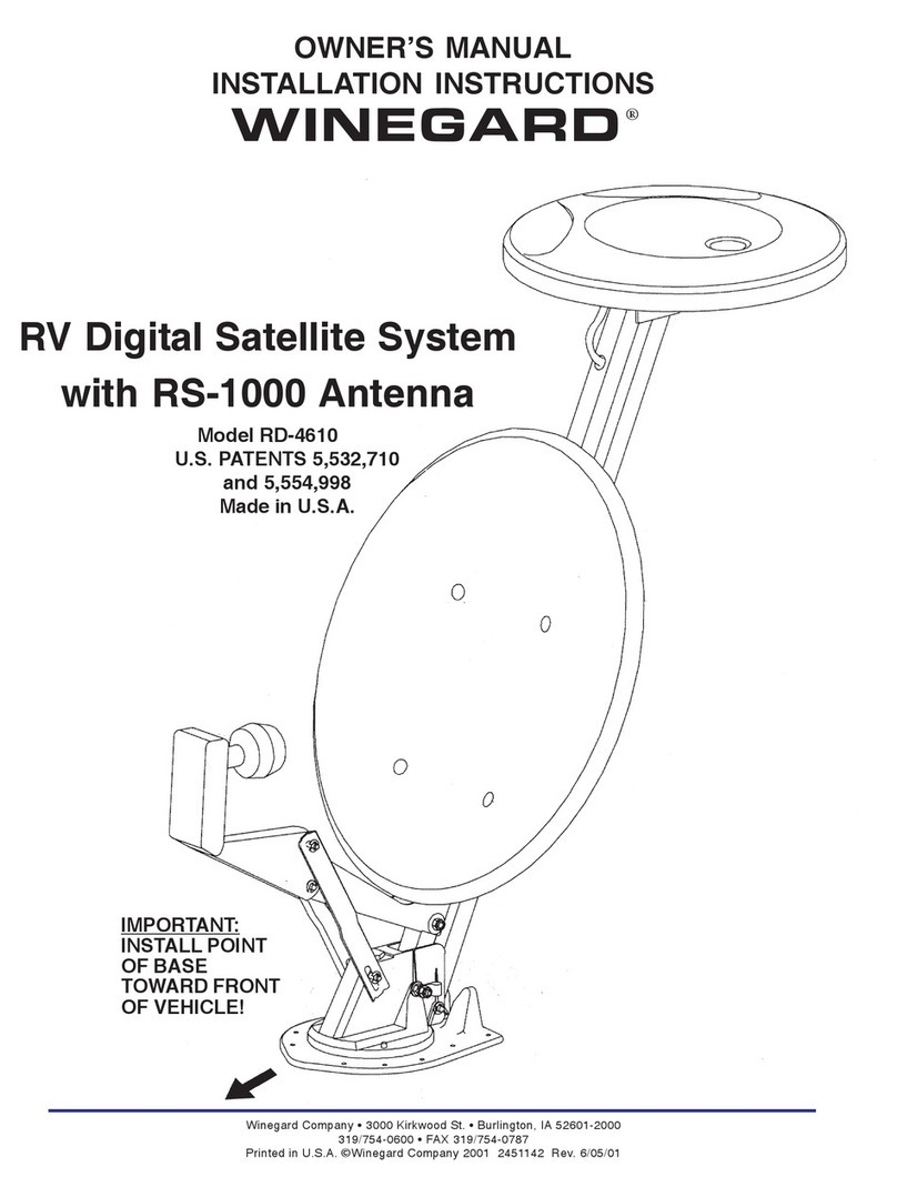 Winegard RD-4610 Operating instructions