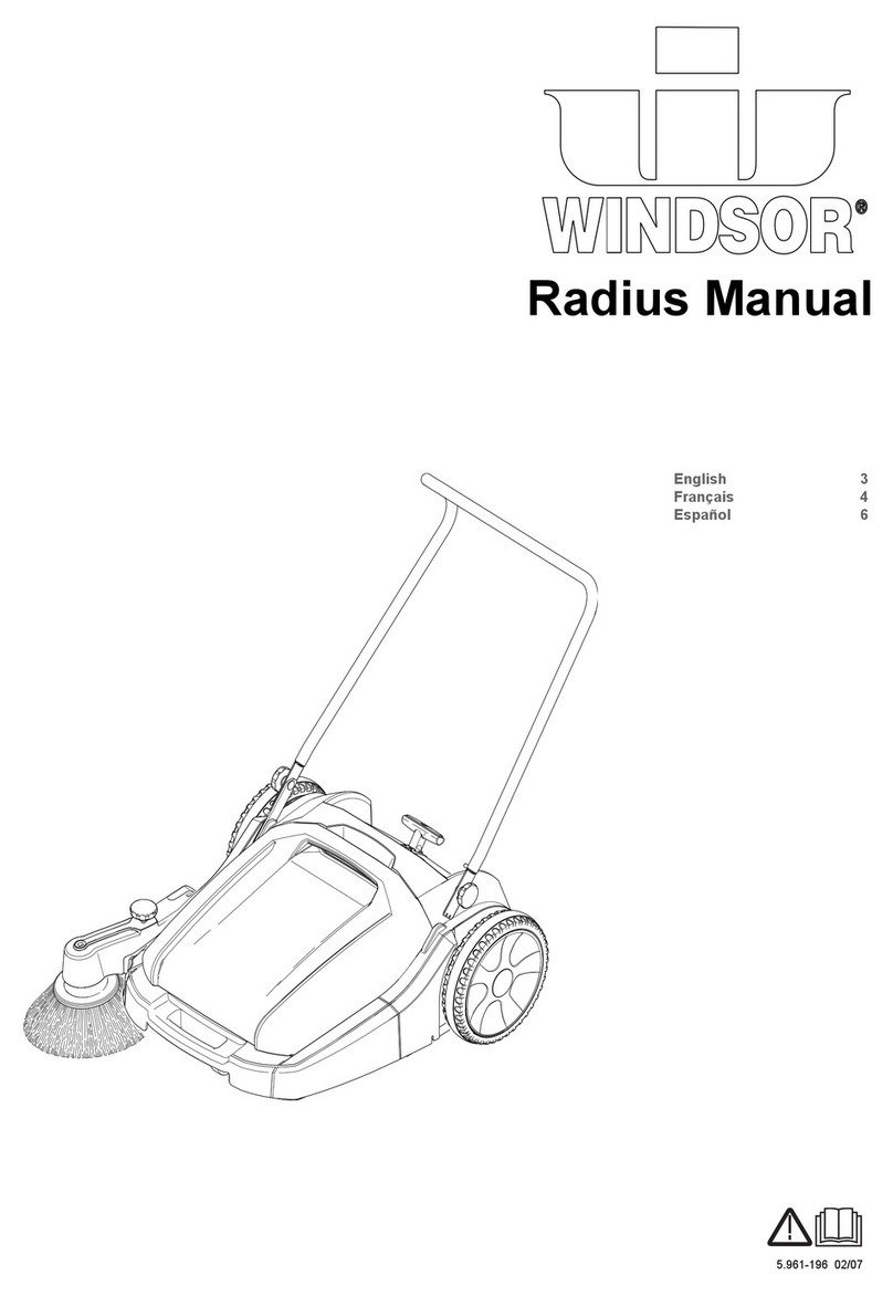 Windsor Sweepers User manual