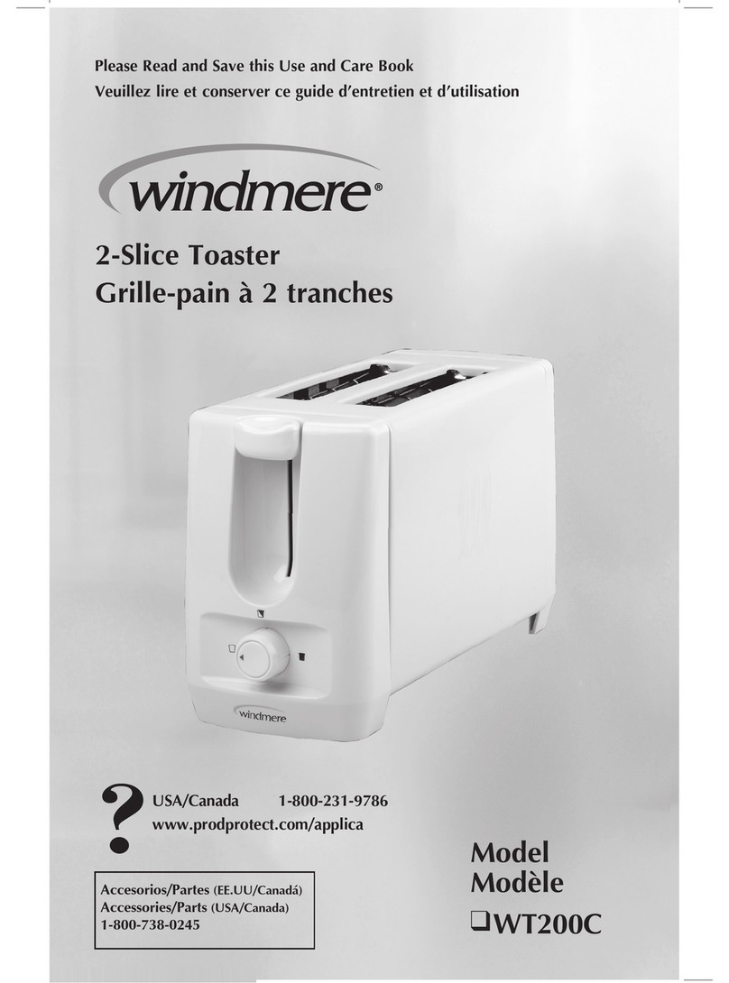 Windmere WT200C User manual