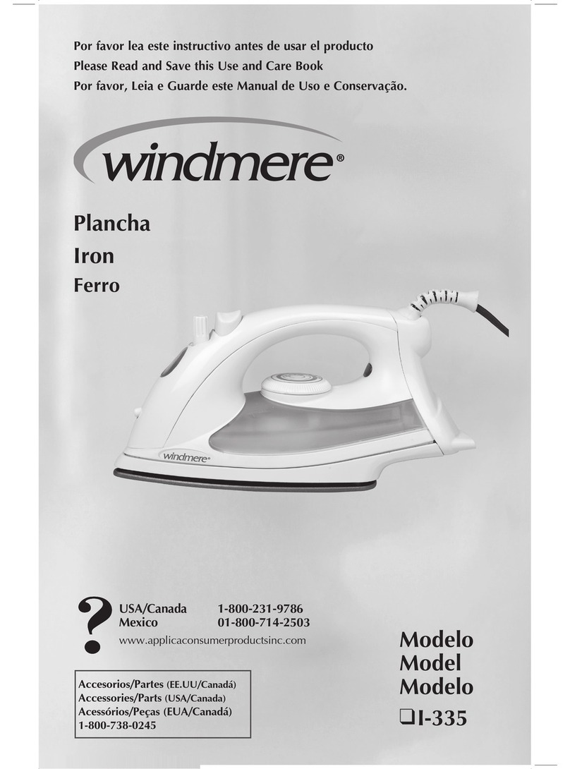 Windmere I-335 User manual
