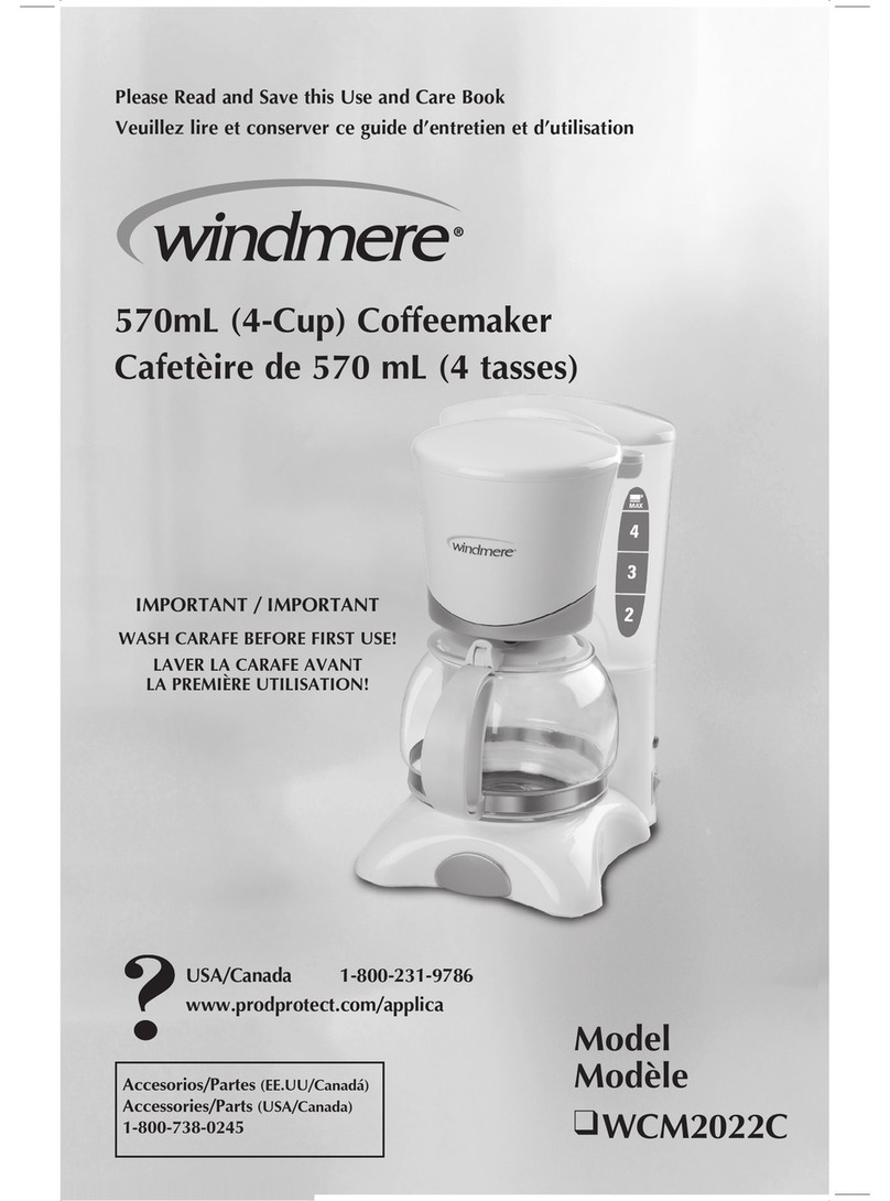 Windmere WCM2022C Use and care book
