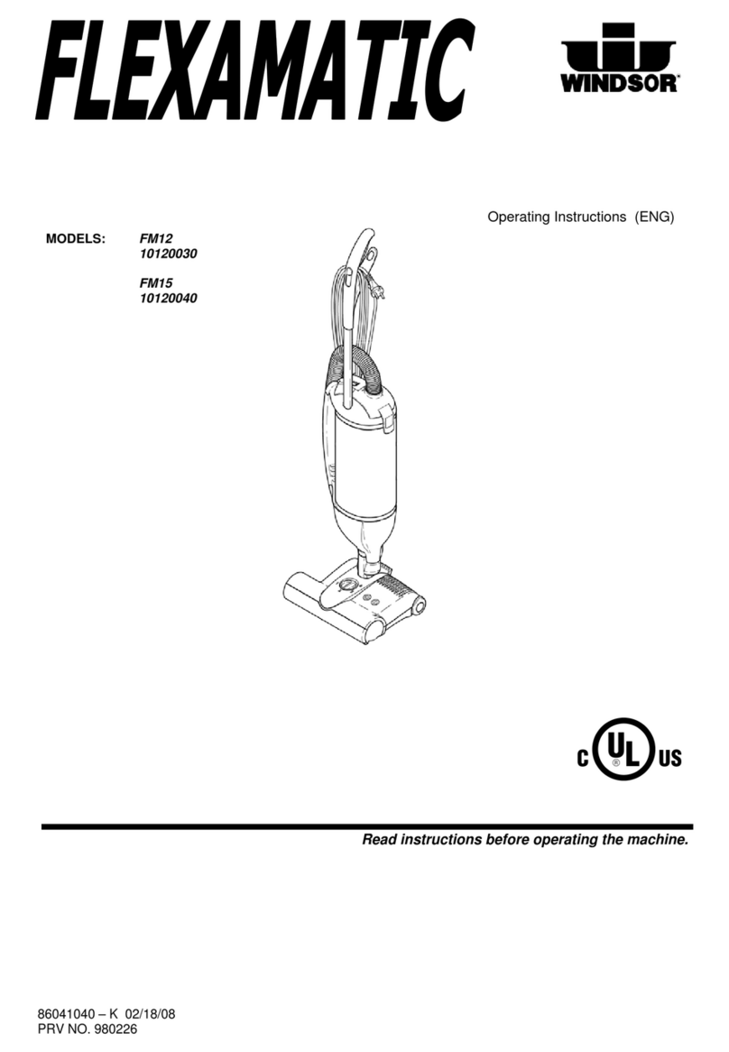 Windsor Flexamatic FM12 10120030 operating instructions