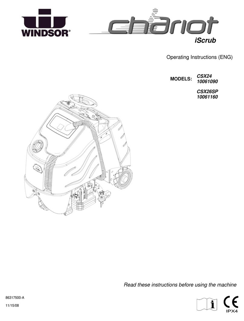 Chariot Chariot Scrubber 10061090 operating instructions