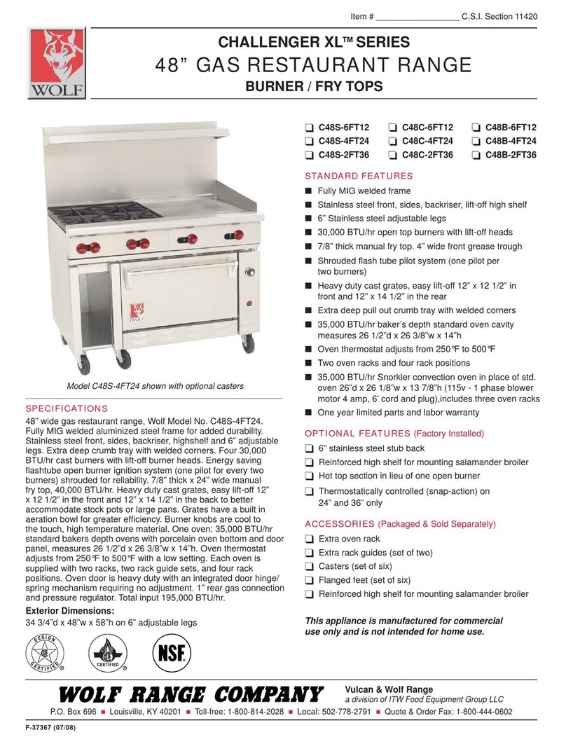 Wolf C48B-2FT36 User manual