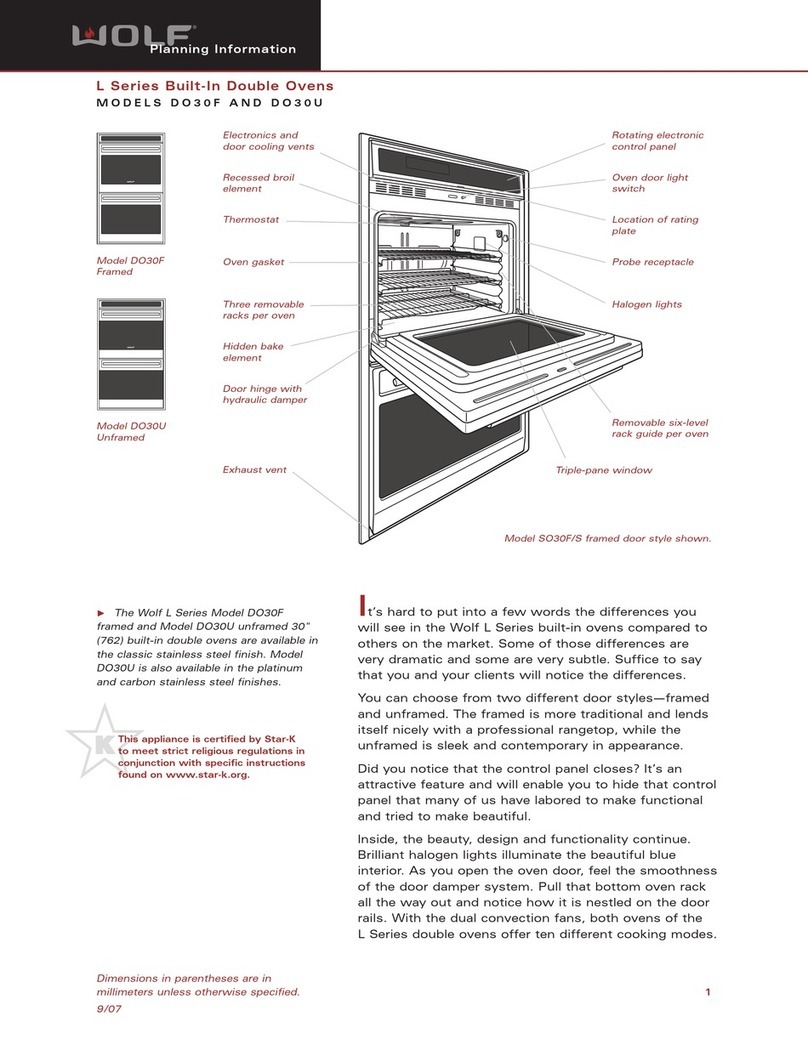Wolf DO30F Specifications