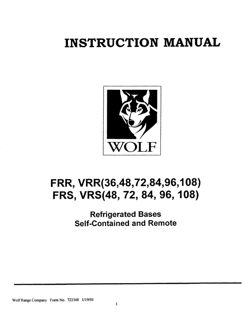 Wolf FRR 36 instruction manual