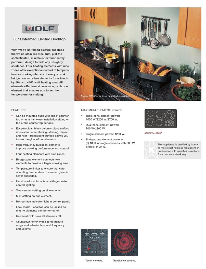 Wolf CT36EU Specifications