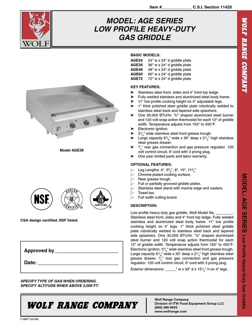 Wolf ` AGE24 Specification sheet