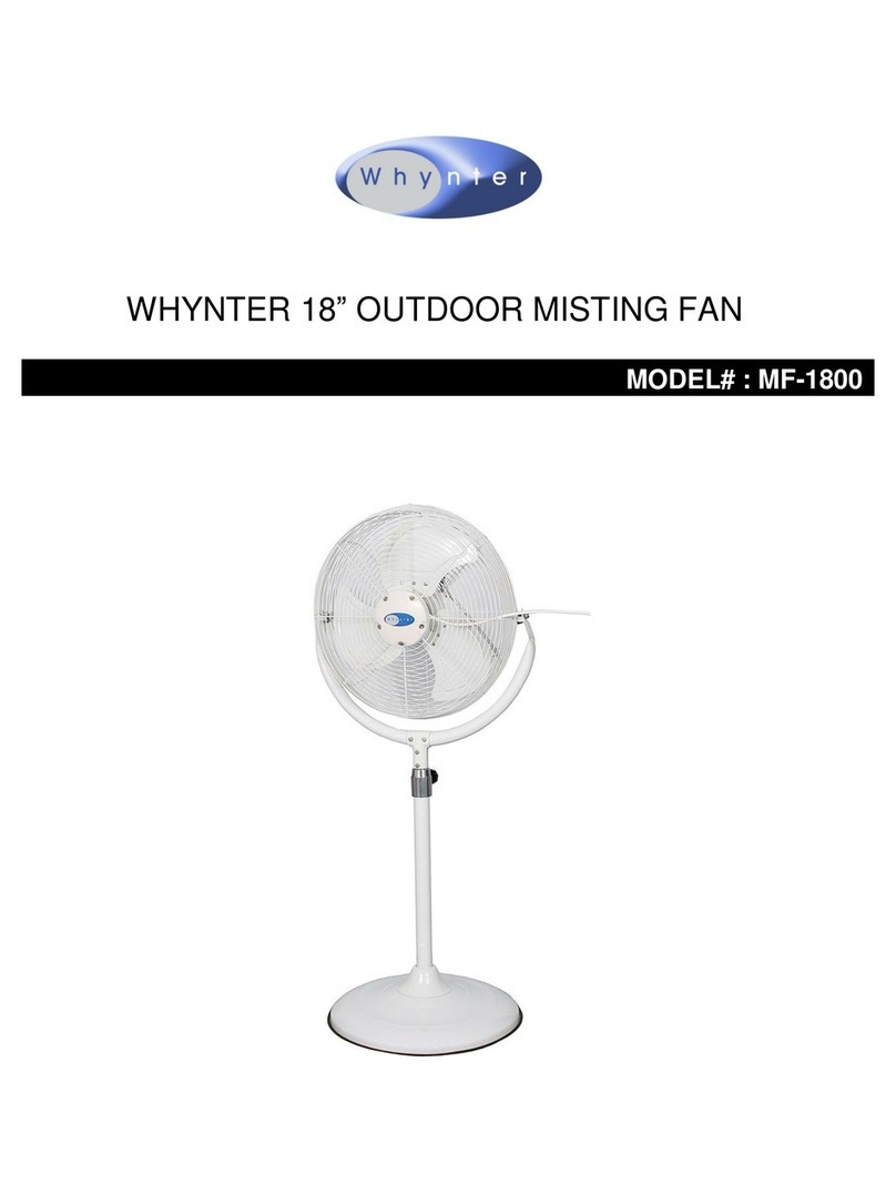 Whynter MF-1800 user manual
