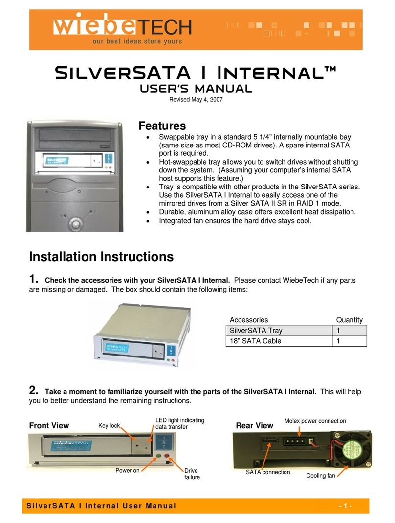 WiebeTech I User manual