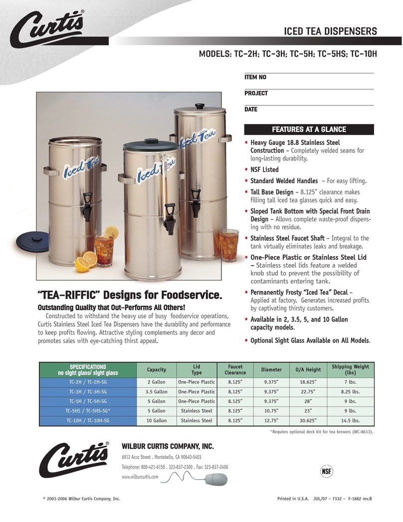 Curtis C-5HS User manual