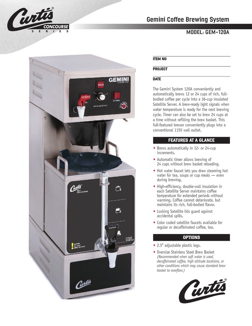Curtis GEM-120A User manual