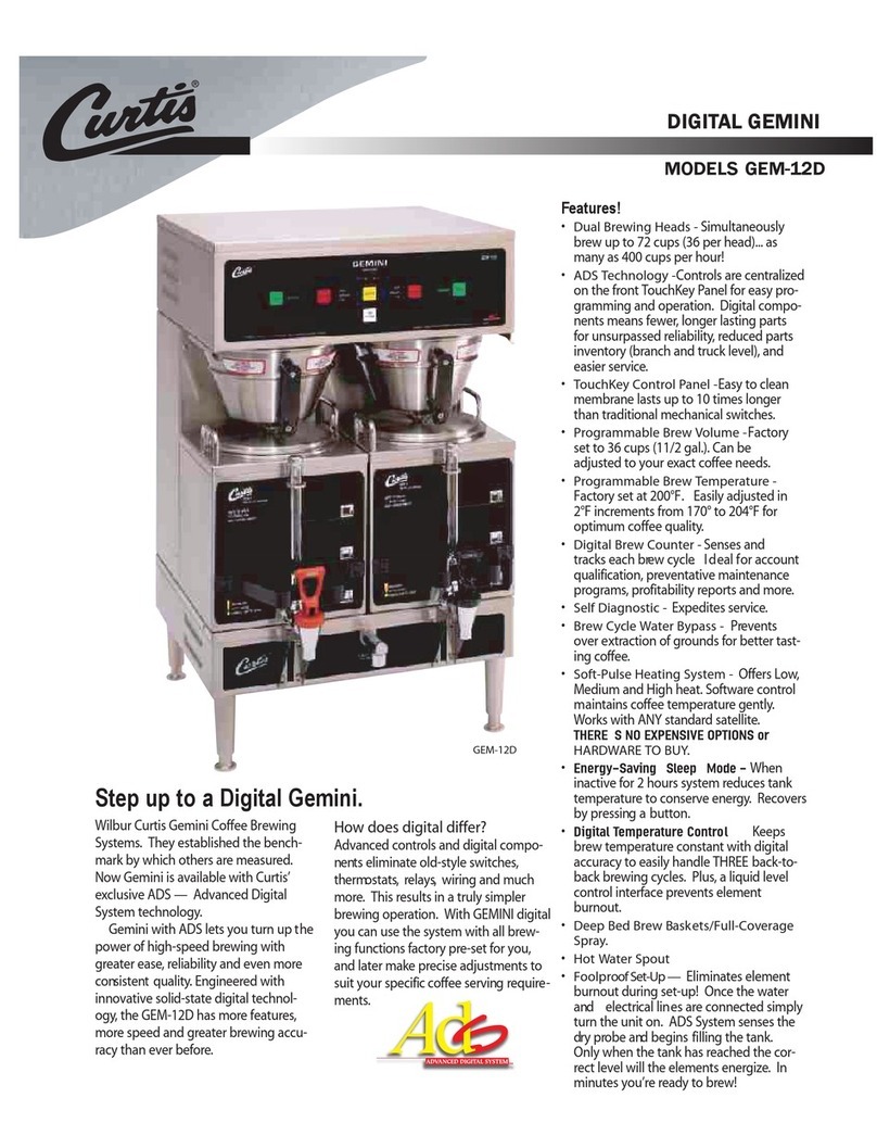Curtis GEM-12D User manual