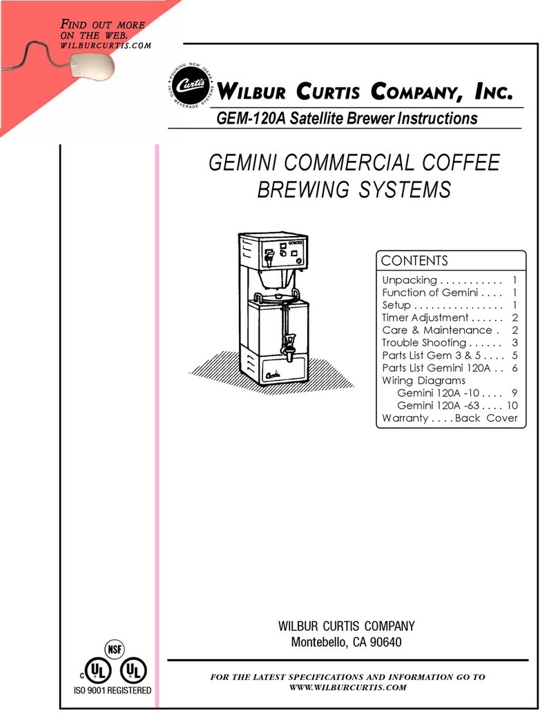 Wilbur Curtis Company CA 90640 manual Wilbur Curtis Company CA 90640 manual