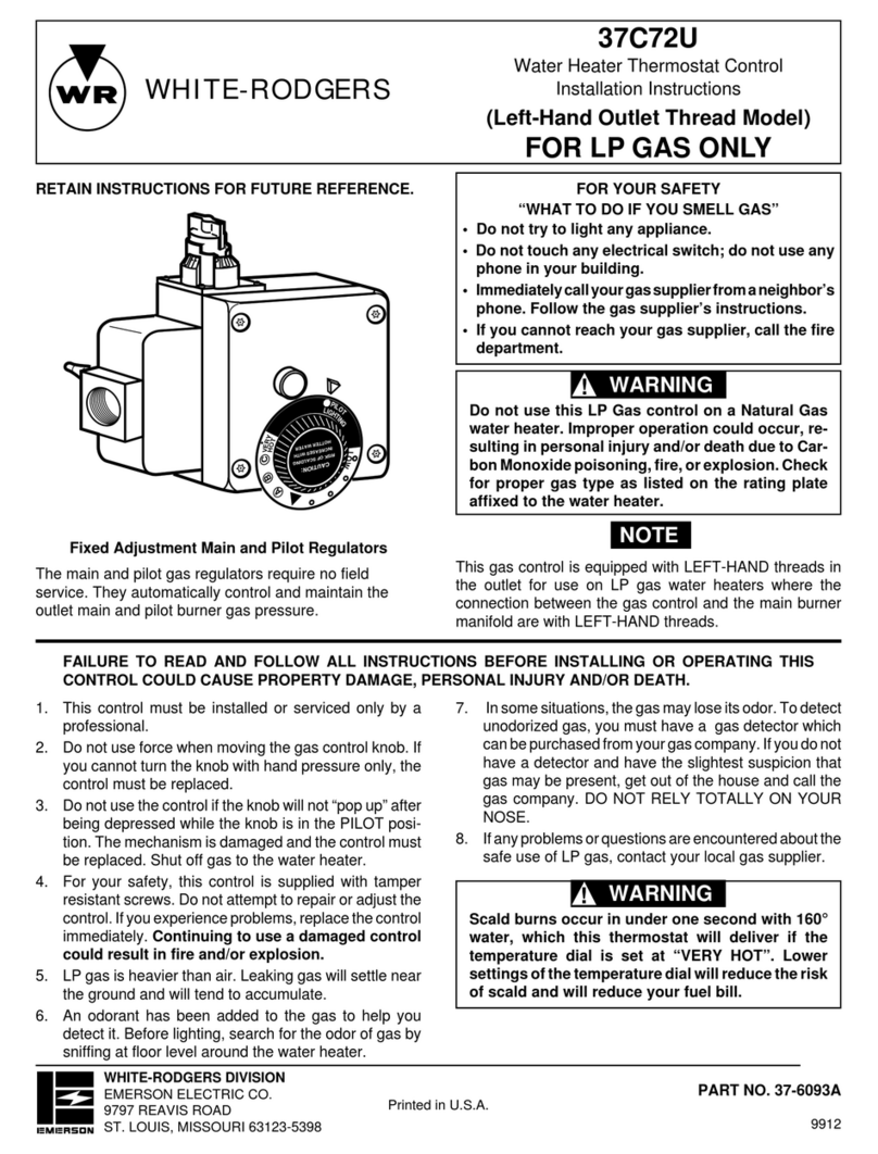 White Rodgers 37C72U installation instructions