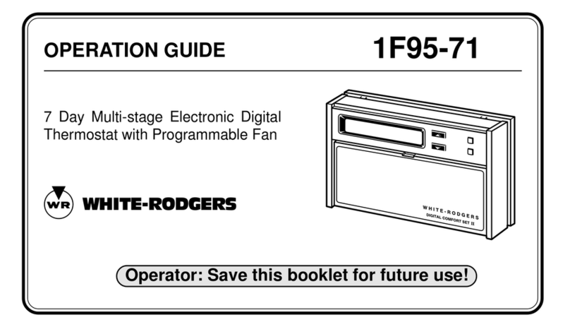 White Rodgers 1F95-71 User manual