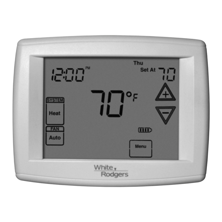 White Rodgers 1F95-1277 Installation and operating instructions