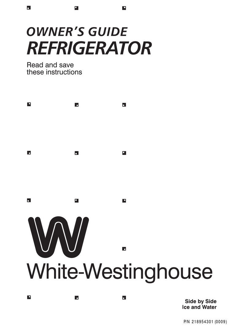 White-Westinghouse 218954301 owner's guide
