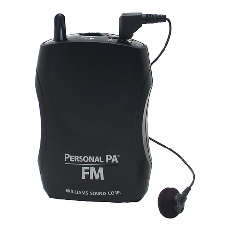 Williams Sound PPA R35-8 User manual