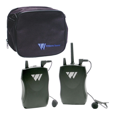 Williams Sound Personal FM PFM 863 User manual