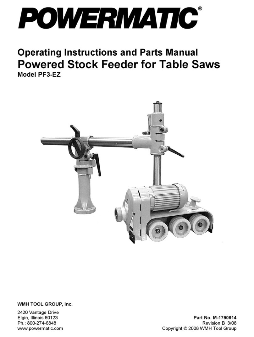 Powermatic PF3-EZ Service manual