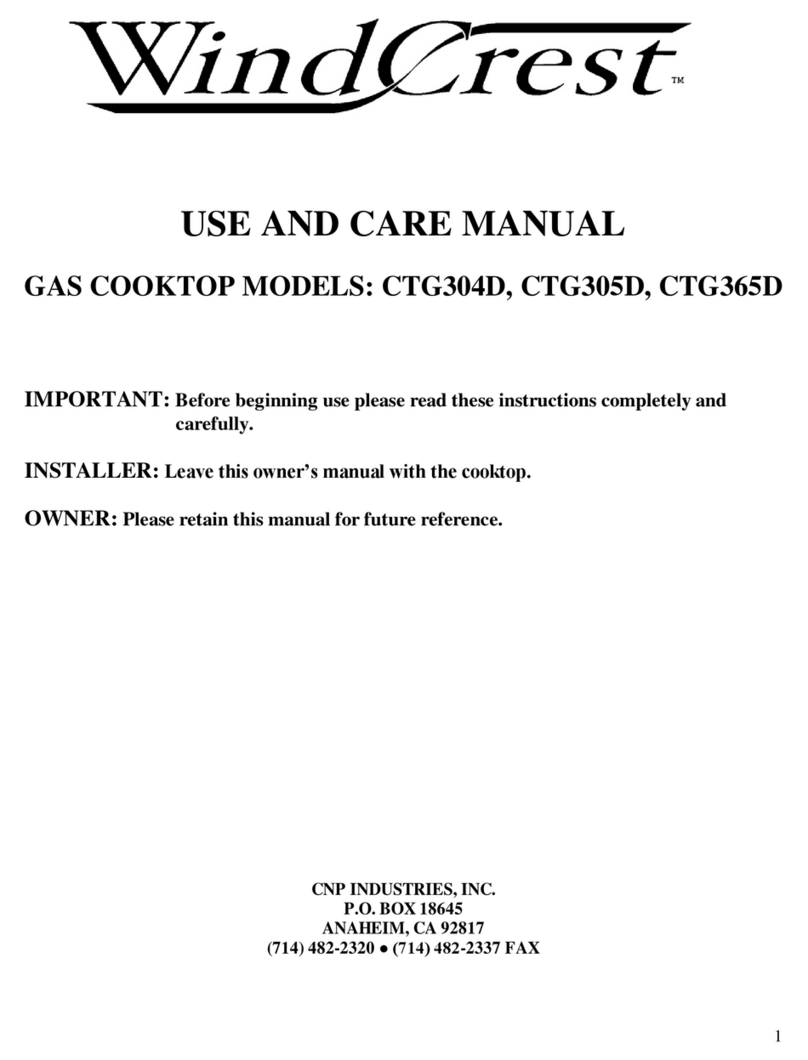 Wind Crest CTG304D User manual