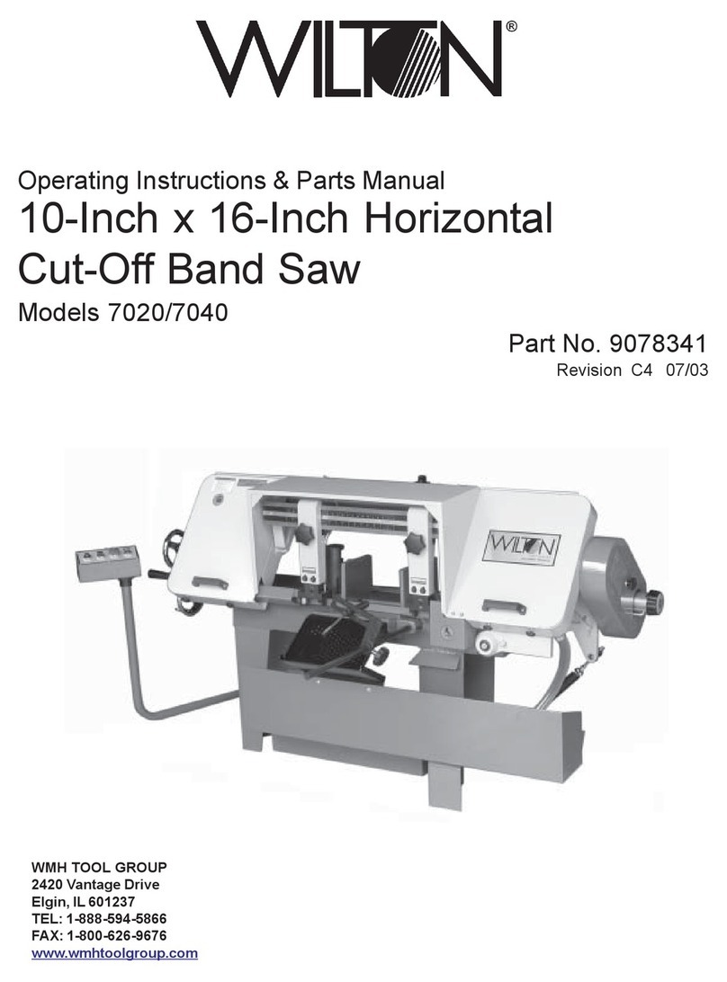 Wilton 7020/7040 Operating instructions & parts manual
