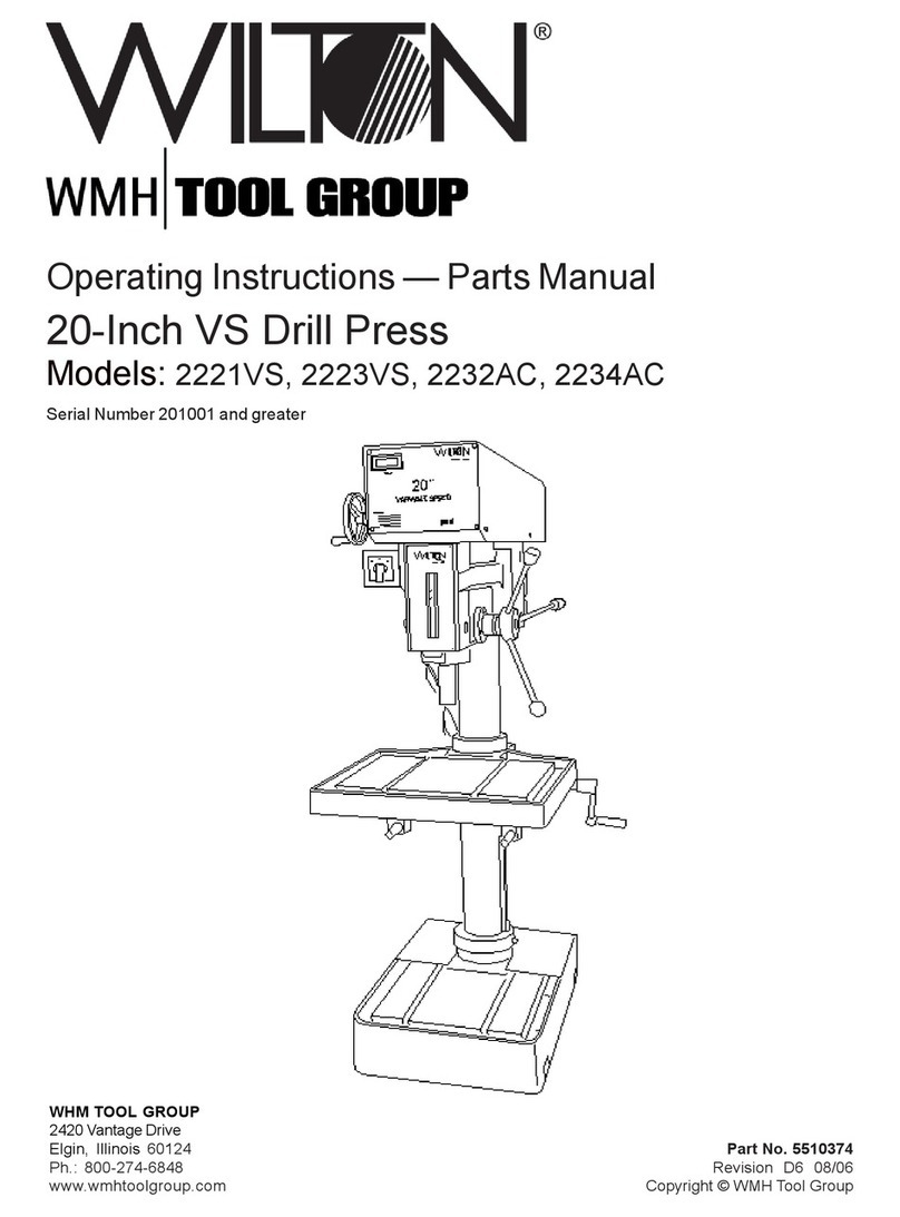 Wilton 2221VS Operating instructions & parts manual