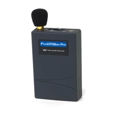 Williams Sound Pocketalker Pro Pocketalker Pro Personal... User manual