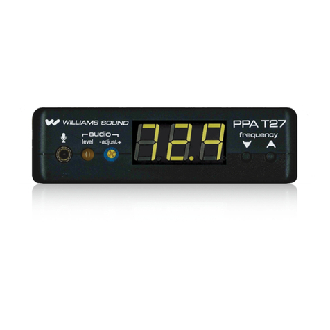 Williams Sound PPA VP Specification sheet