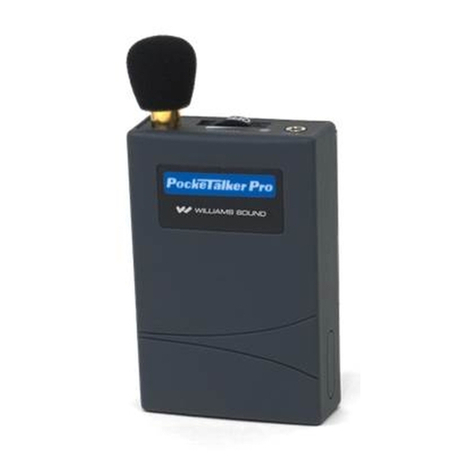 Williams Sound Pocketalker PRO PKT C1 User manual
