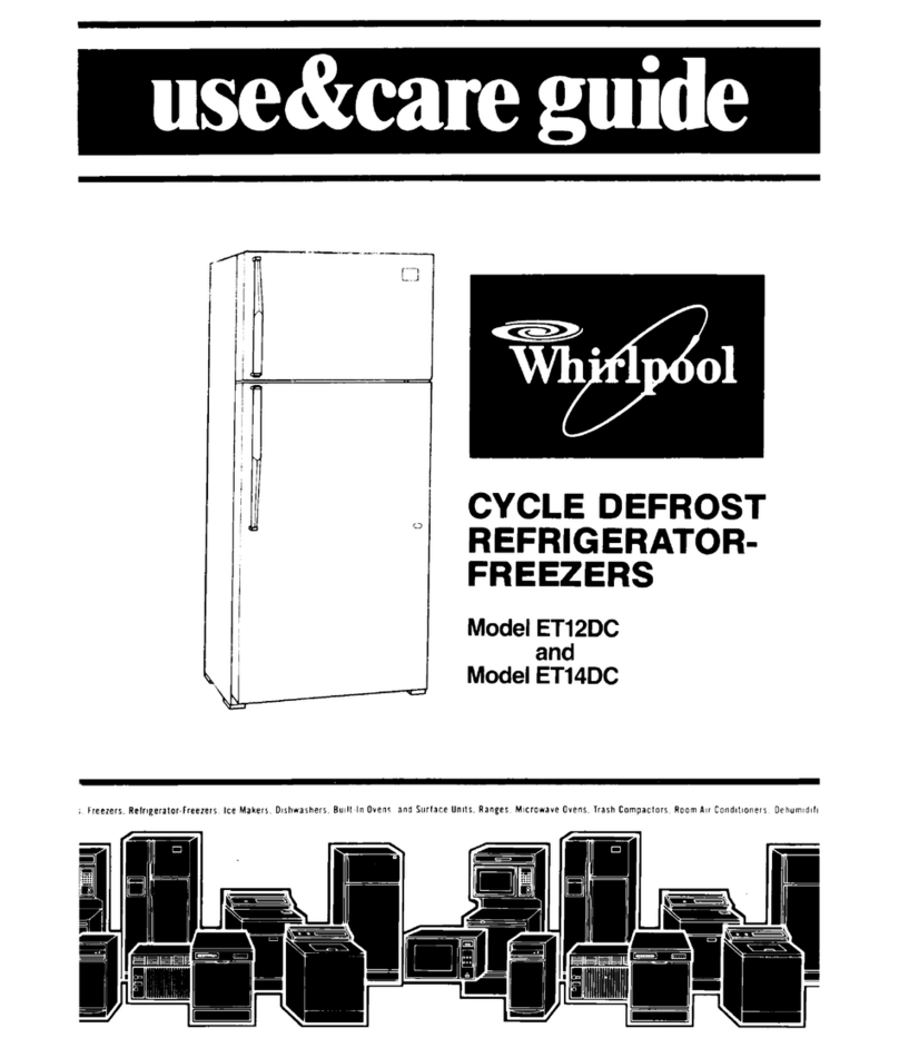 Whirlpool ET12DC Use & care guide