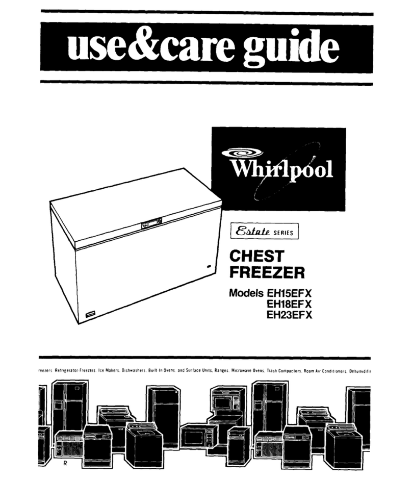 Whirlpool EH18EFX Use & care guide