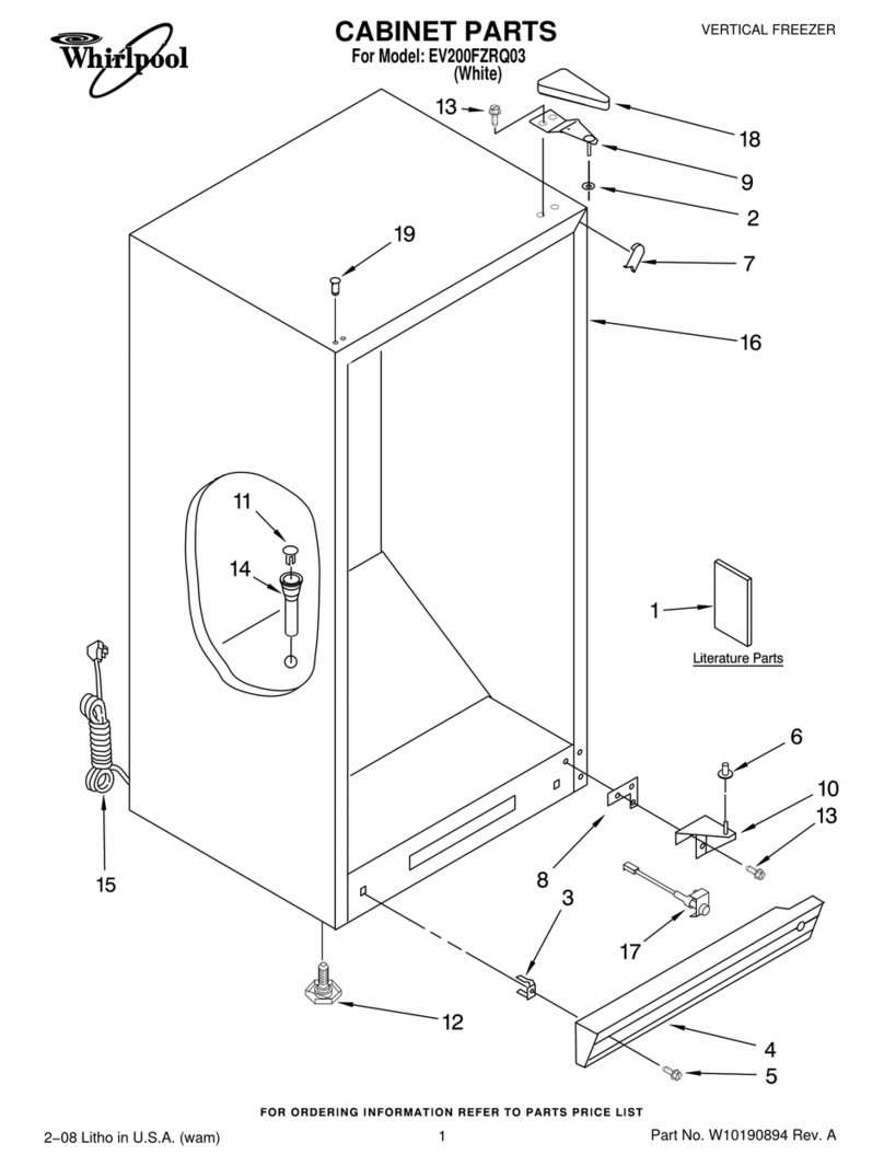 Whirlpool EV200FZRQ03 parts manual
