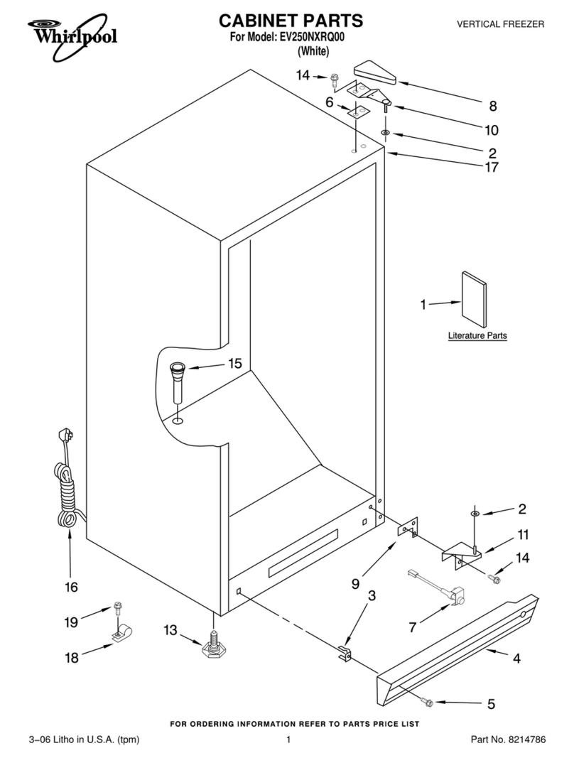 Whirlpool EV250NXRQ00 parts manual