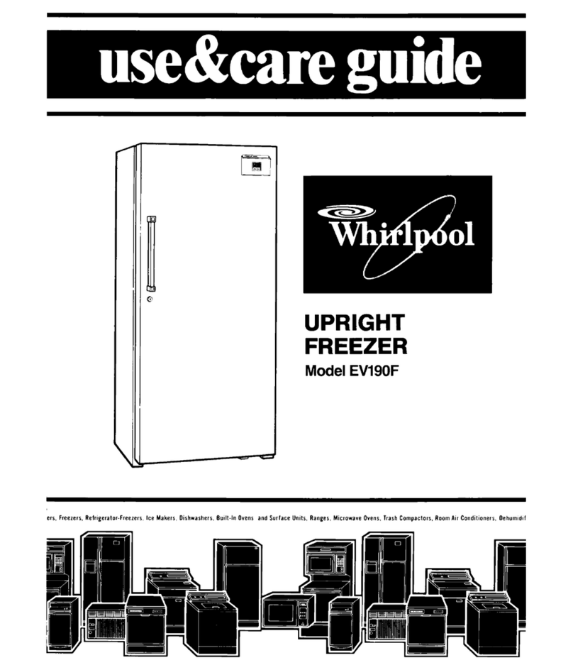 Whirlpool EV190F User manual