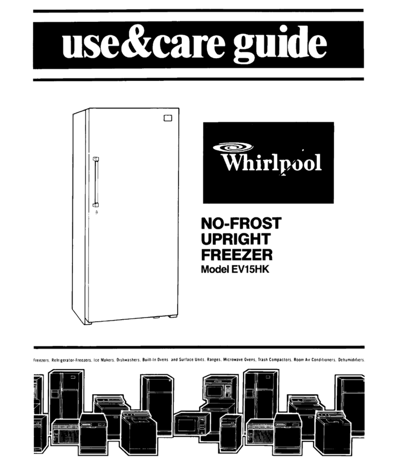 Whirlpool EV15HK User manual Whirlpool EV15HK User manual