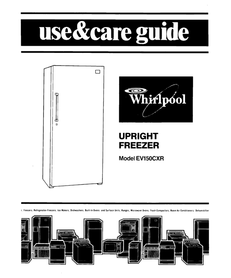 Whirlpool EV150CXR User manual