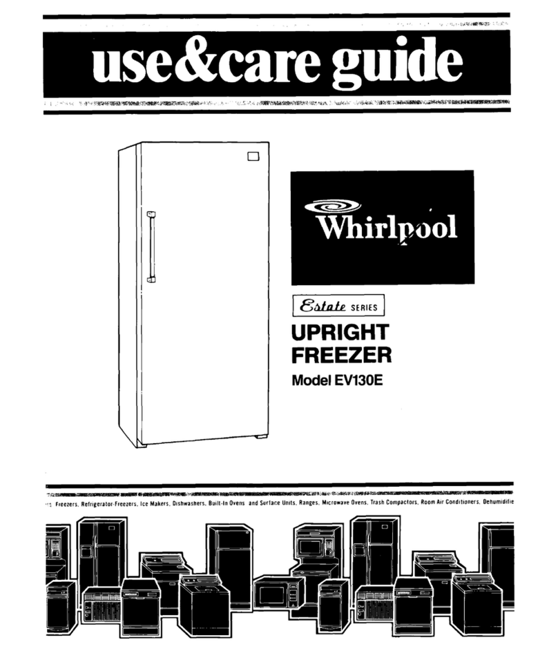 Whirlpool Estate EV130E User manual