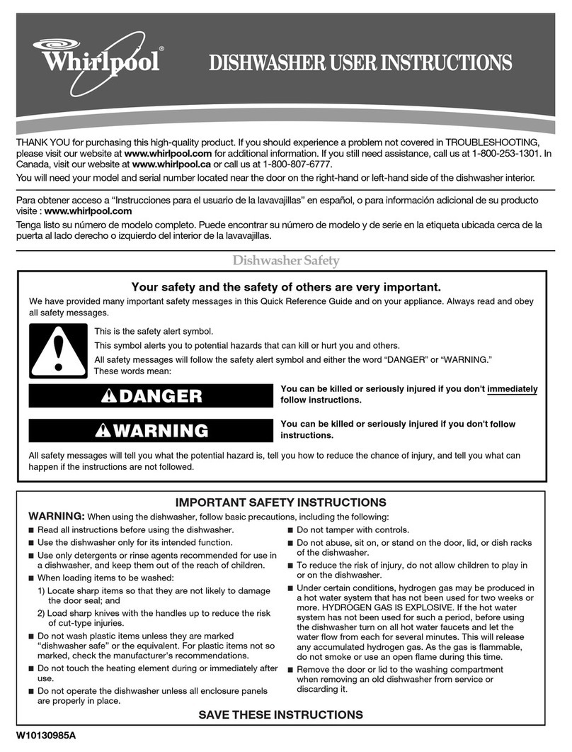 Whirlpool W10130985A User instructions