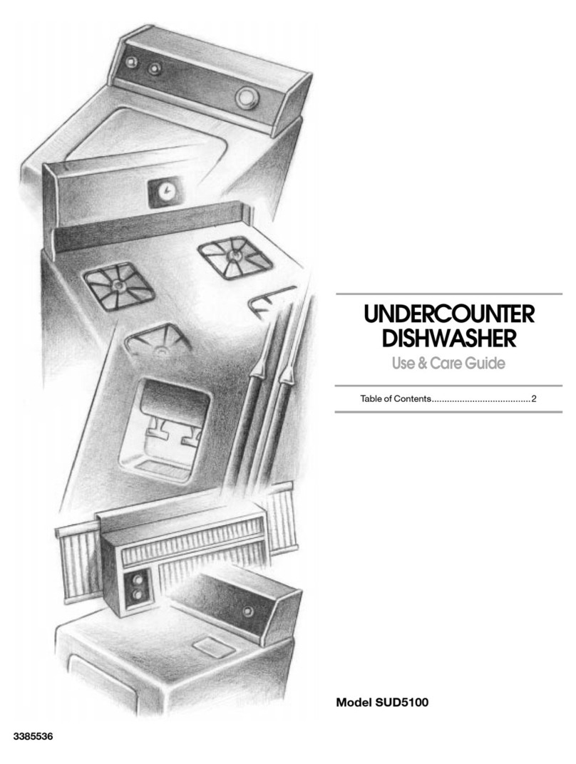 Whirlpool SUD5100 User manual