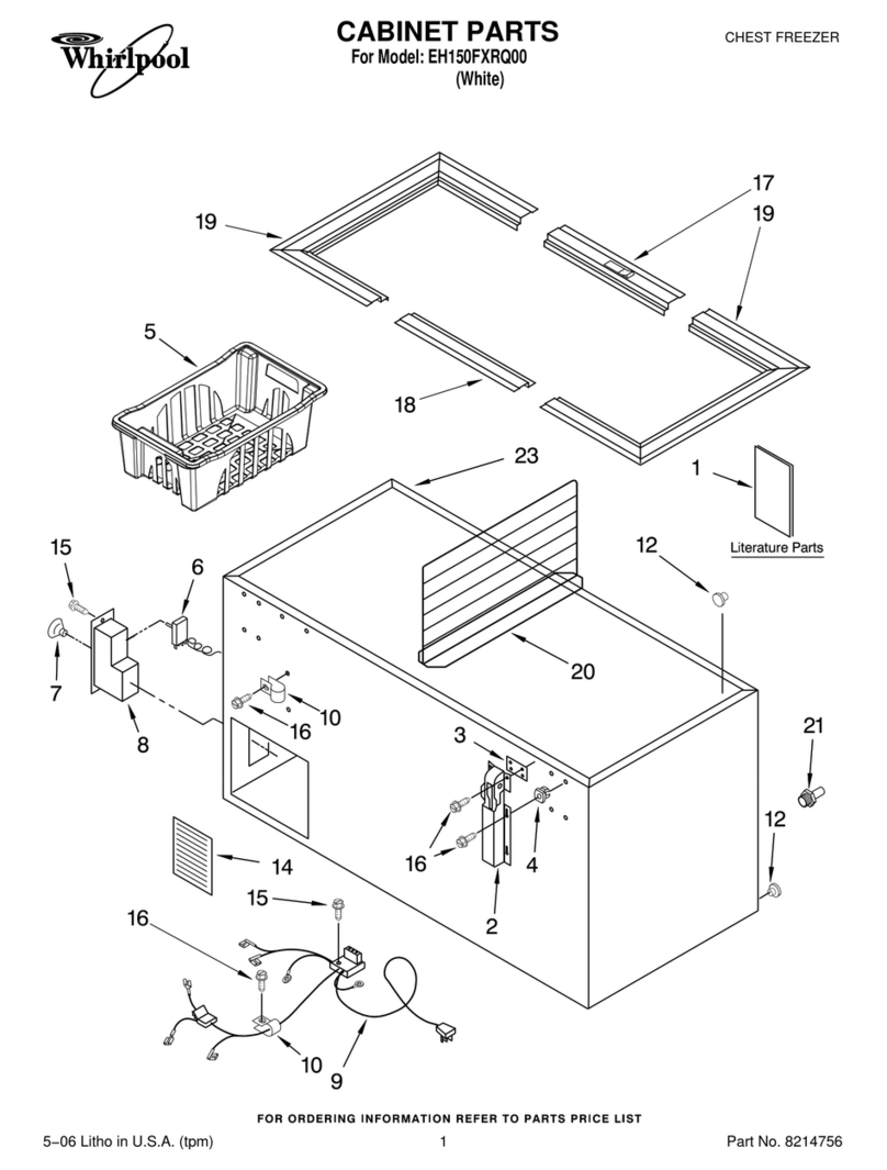 Whirlpool EH150FXR parts list