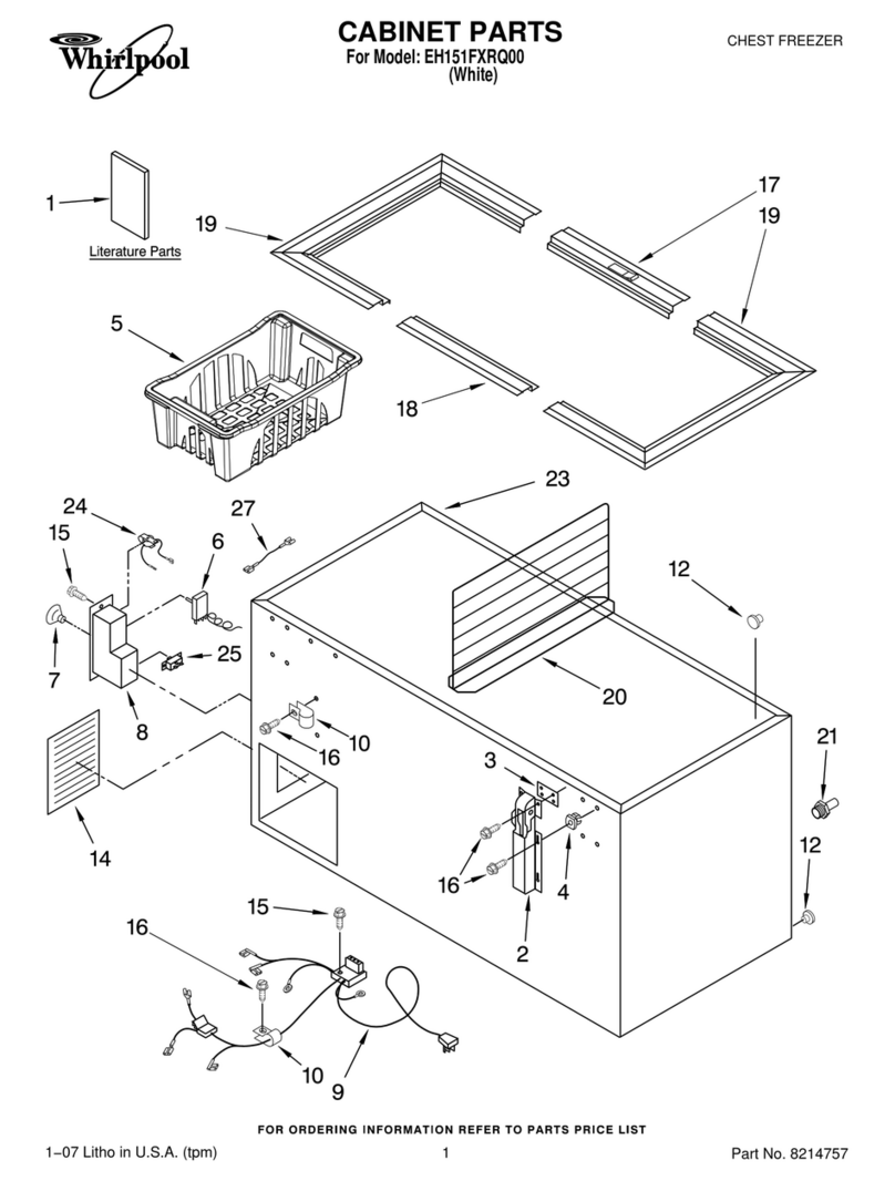 Whirlpool EH151FXRQ00 parts list